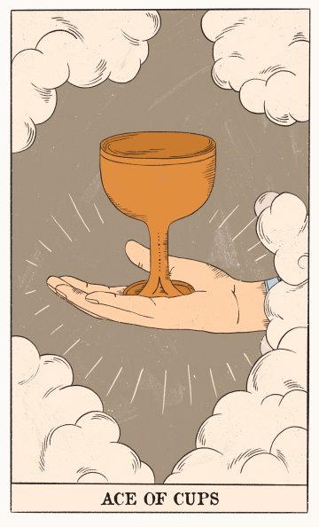 Асо на Чашите (Ace of Cups) - Таро карта значение